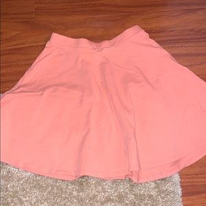 coral skater skirt